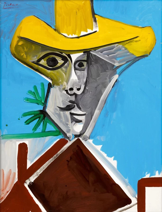 Busto di uomo, 1969